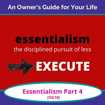 Essentialism Part 3: The Elimination Game